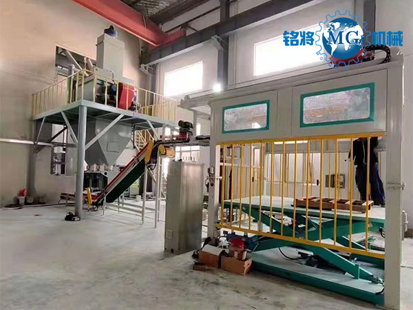 江蘇張家港輕質(zhì)石膏砂漿自動化生產(chǎn)線安裝收尾！馬上準(zhǔn)備試機(jī)啦！