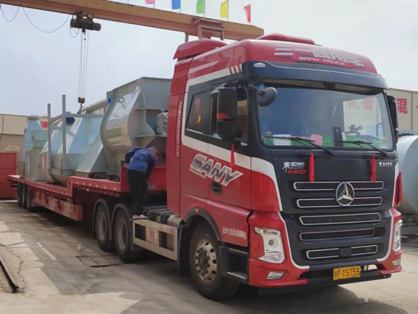 繼續(xù)發(fā)貨！干粉砂漿設(shè)備繼續(xù)發(fā)往南京鱷魚集團(tuán)