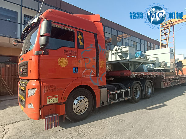 烈日炎炎出貨忙，廣東佛山干粉砂漿生產線再走一車！