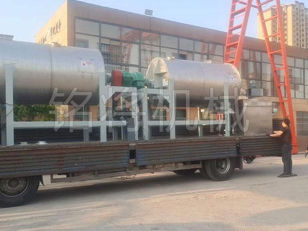 河北晉州兩臺(tái)5方螺帶攪拌機(jī)出發(fā) 河北晉州兩臺(tái)5方螺帶攪拌機(jī)出發(fā)